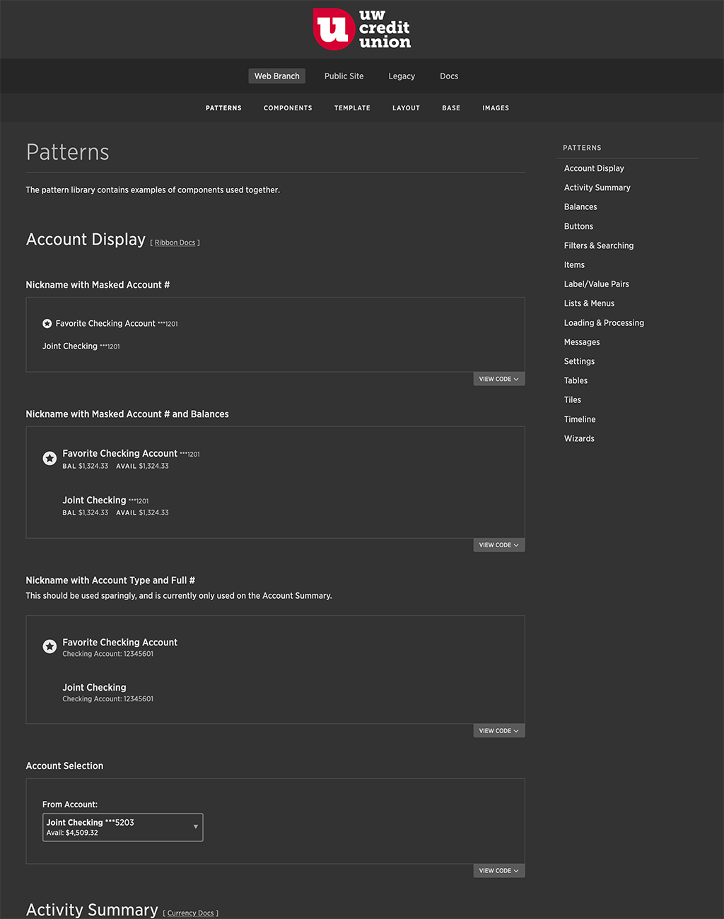 Static Style Guide